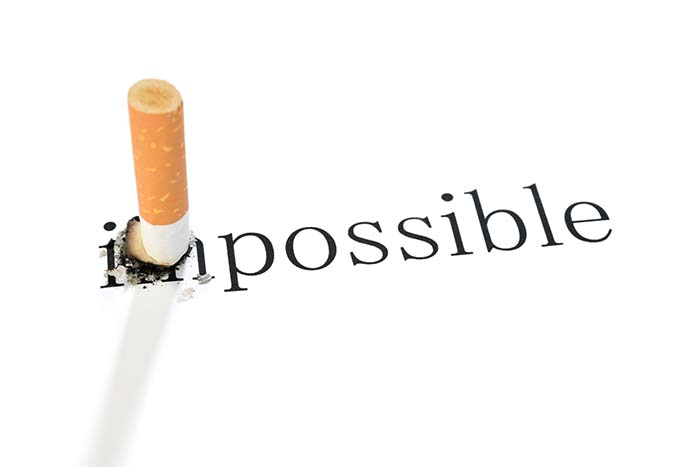 possible, stop smoking