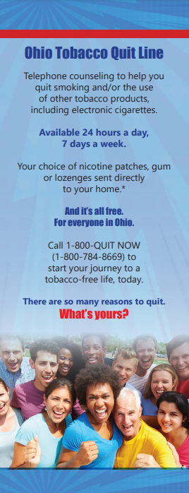 ohio tobacco quit line ad